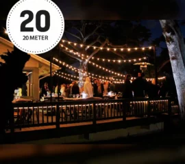 Lichterkette 20m Warmweiß inkl. 24 LEDs