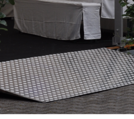 Ramp for tent floor