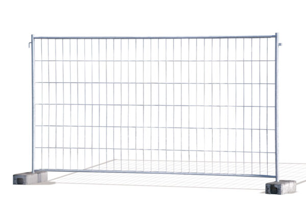 Mobile fence construction fence set