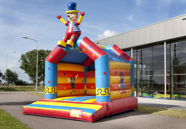 Hüpfburg klatschender Clown