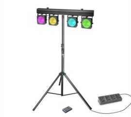 Scheinwerfer Traverse 4 x 30 Watt COB LED digital musikgesteuert