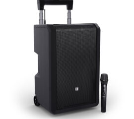 10" Mobiler Bluetooth® PA-Lautsprecher mit Akku, Mixer und 1x Funkmikrofon