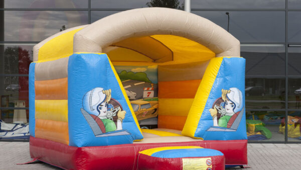 Mini car bouncy castle with roof