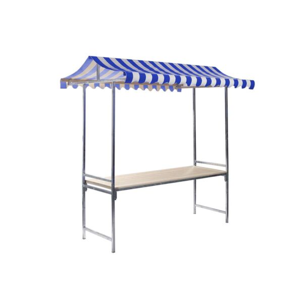 Marktstand Professional blau/weiß