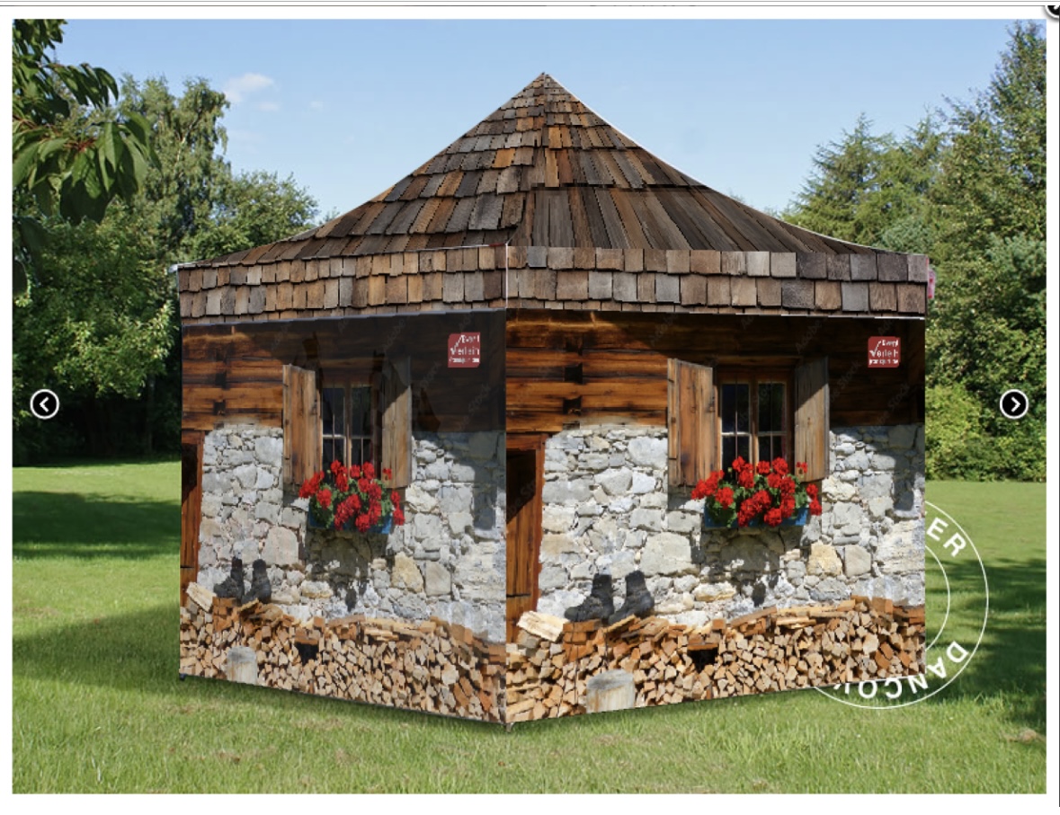 Weihnachstmarkthütte Zelt 3x3m – Bild 3