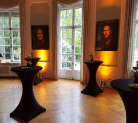 Husse Stehtisch Galactica schwarz