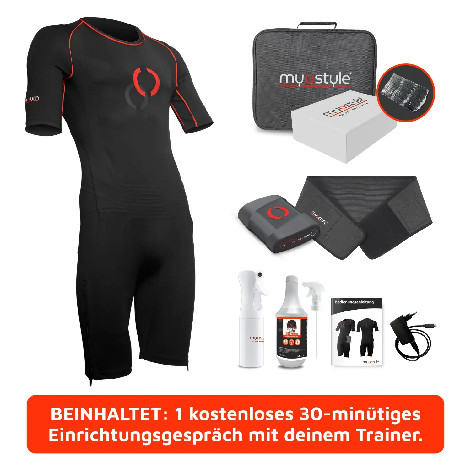 Kabelloses Komplett-EMS-Trainingsset