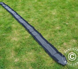 Regenrinne / Dachrinne 3m schwarz