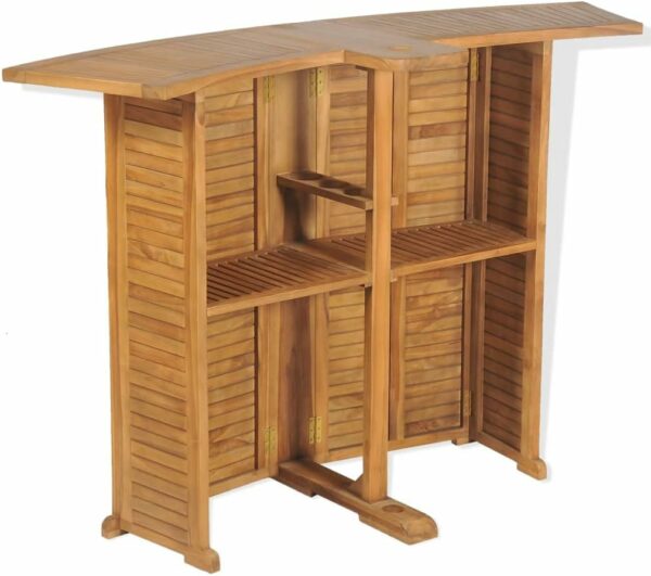 Teak bar table / counter - Image 2
