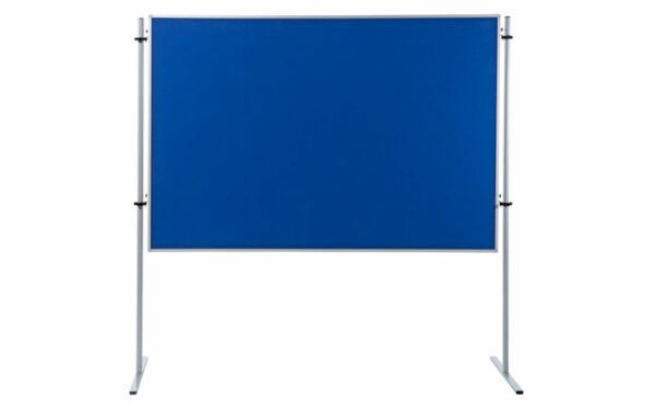 Functional partition wall pin board textile cover royal blue 120x180 - Image 2